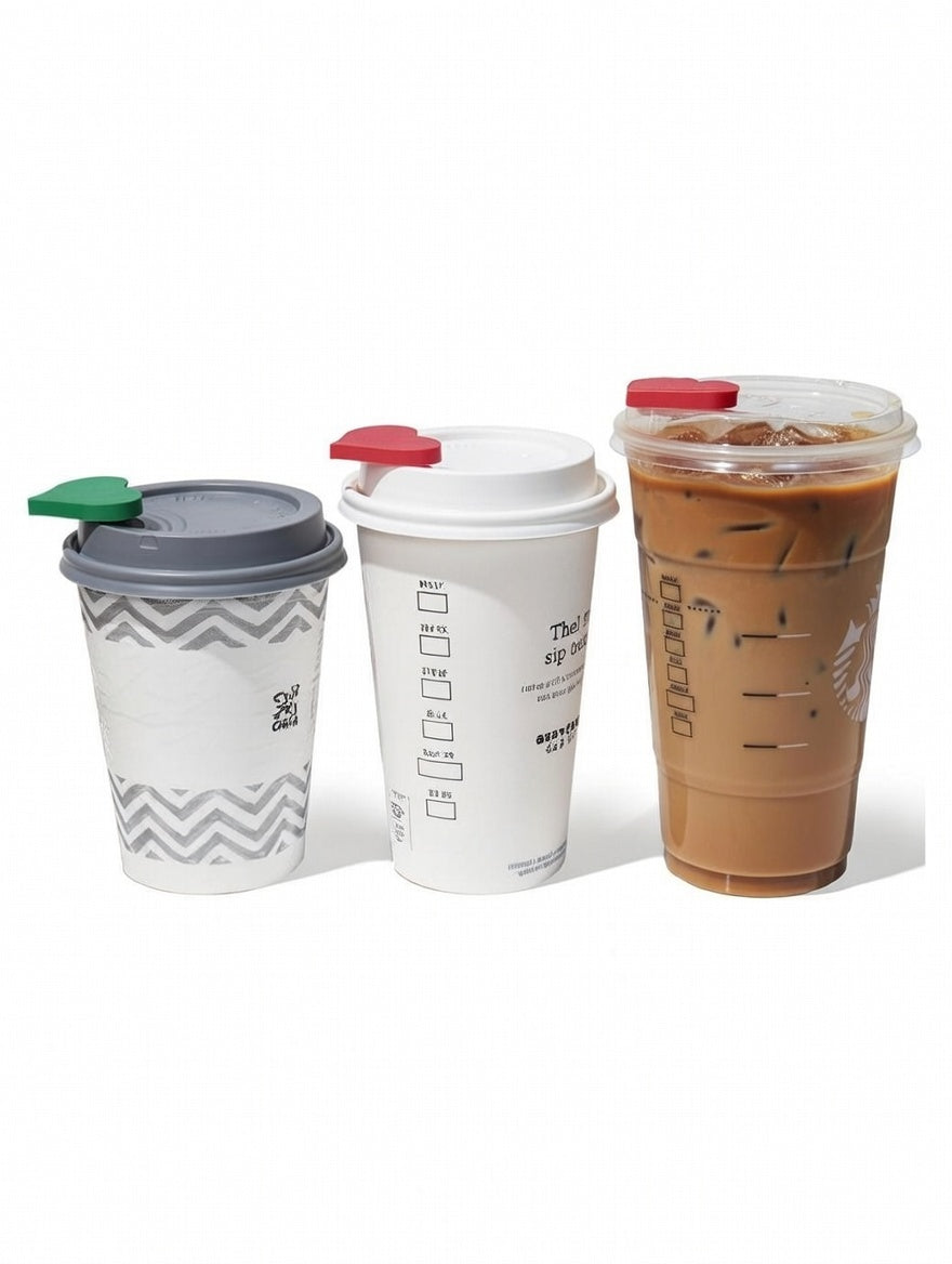 STOPR Reusable Coffee Cup Stoppers (3 Pack)