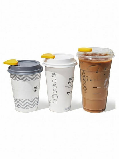 STOPR Reusable Coffee Cup Stoppers (3 Pack)