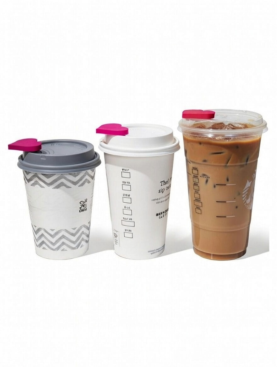 STOPR Reusable Coffee Cup Stoppers (3 Pack)