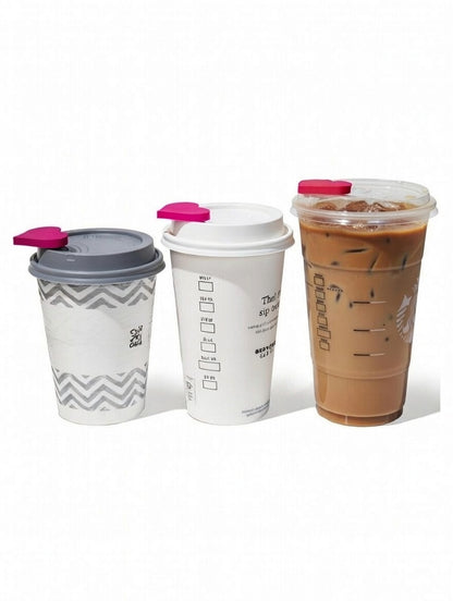 STOPR Reusable Coffee Cup Stoppers (3 Pack)