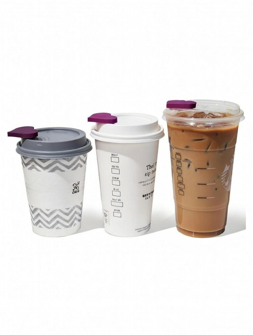 STOPR Reusable Coffee Cup Stoppers (3 Pack)