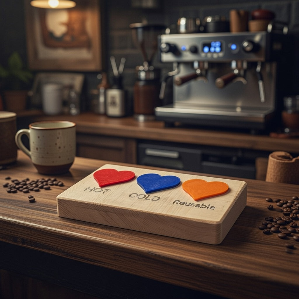 STOPR Reusable Coffee Cup Stoppers (3 Pack)