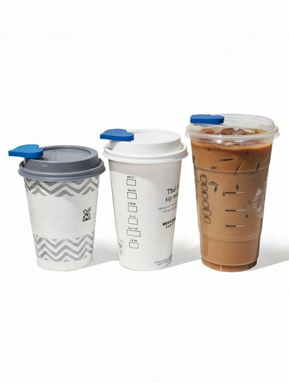 STOPR Reusable Coffee Cup Stoppers (3 Pack)